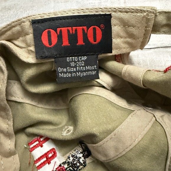 Vintage 69th‎ Academy Awards Oscar Hat Cap Adjustable Tan Gray 1997 Embroidered